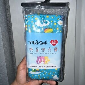 Milk Snob x Care Bears Blue Rainbow Cloud Nursing Cover